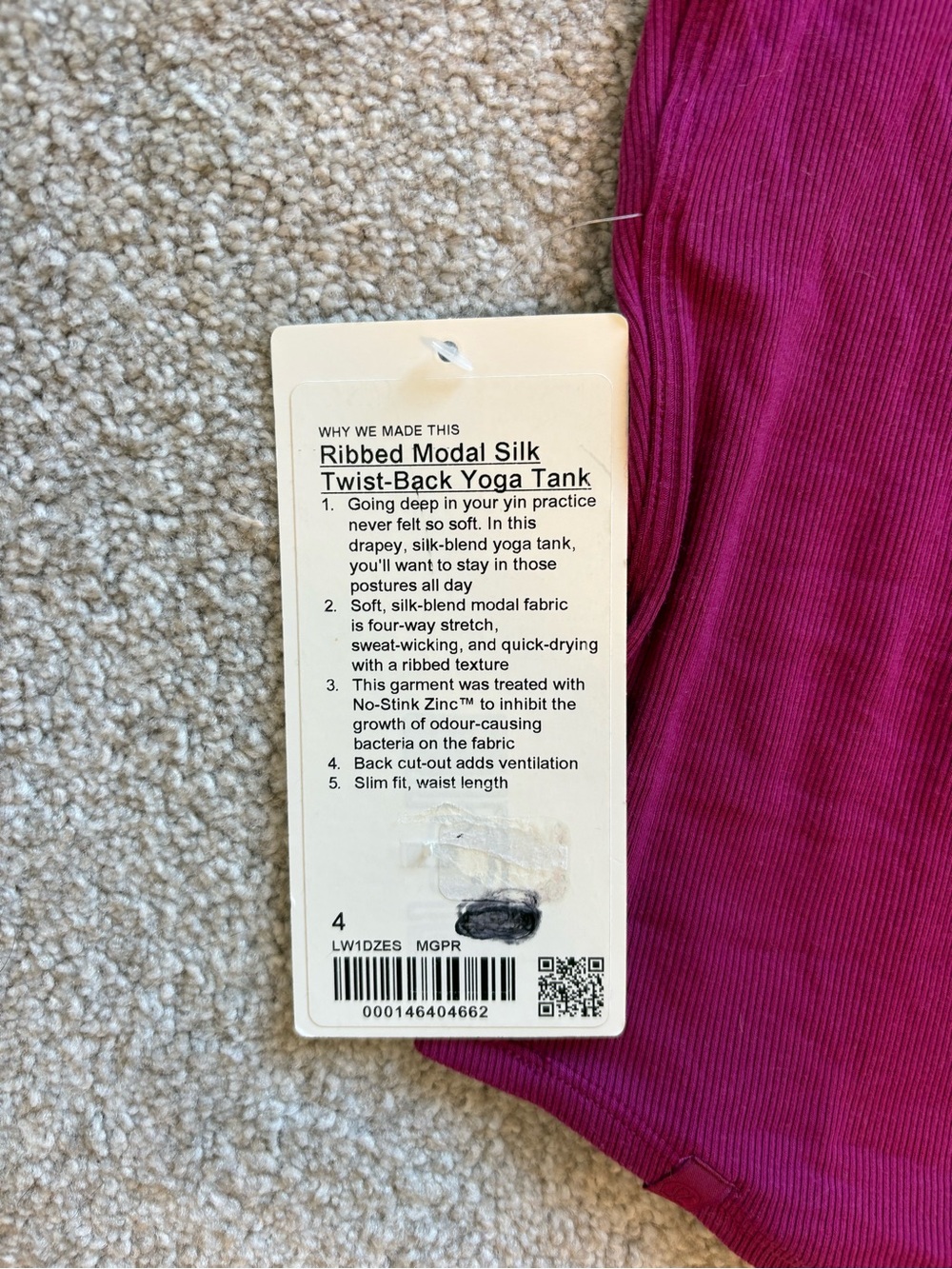 lululemon athletica Ribbed Racerback Tank - Picture 3 of 3